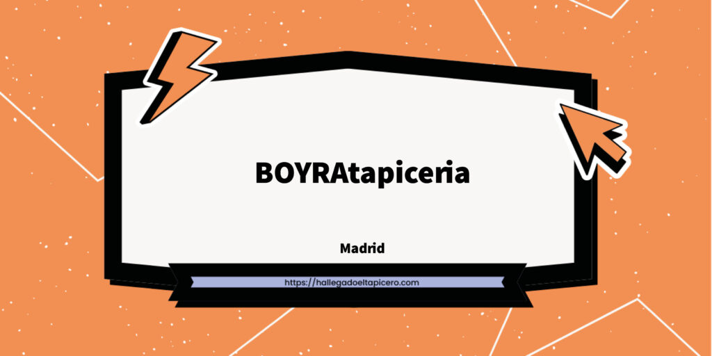 Imagen de la ficha de negocio de BOYRAtapiceria situado en Humanes de Madrid