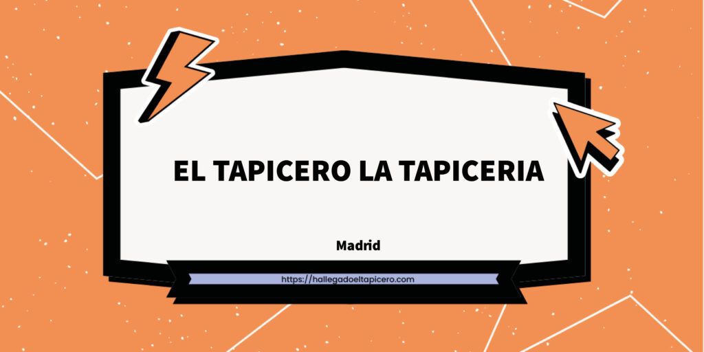 Imagen de la ficha de negocio de EL TAPICERO LA TAPICERIA situado en Madrid