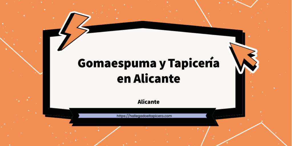 Imagen de la ficha de negocio de Gomaespuma y Tapicería en Alicante situado en Alicante