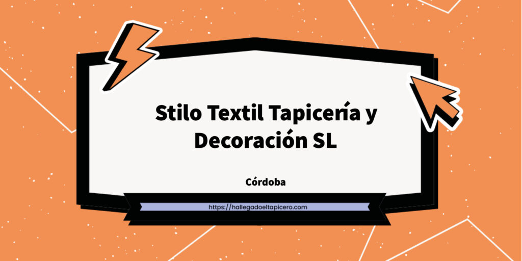 Imagen de la ficha de negocio de Stilo Textil Tapicería y Decoración SL situado en Villa del Río