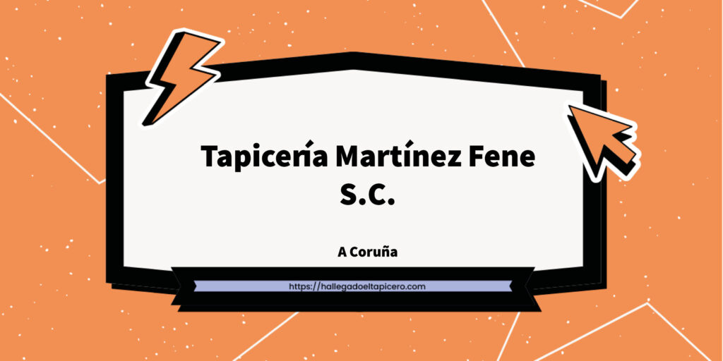 Imagen de la ficha de negocio de Tapicería Martínez Fene S.C. situado en Fene