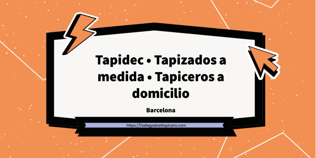 Imagen de la ficha de negocio de Tapidec  Tapizados a medida  Tapiceros a domicilio situado en Badalona