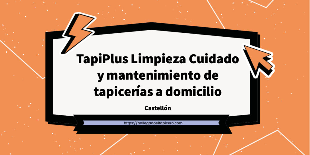 Imagen de la ficha de negocio de TapiPlus Limpieza Cuidado y mantenimiento de tapicerías a domicilio situado en Castellón de la Plana