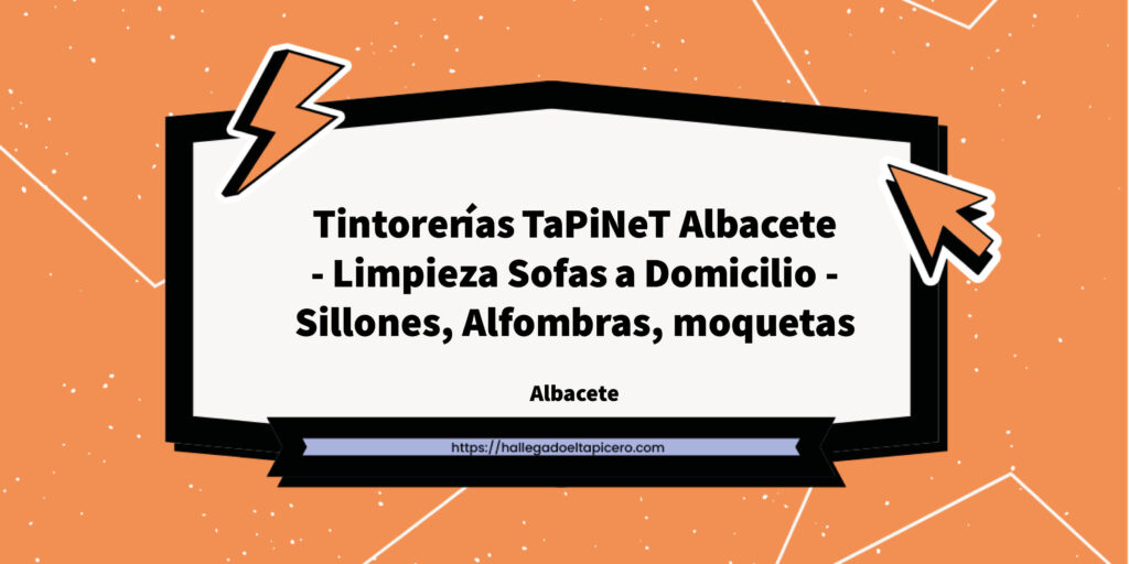 Imagen de la ficha de negocio de Tintorerías TaPiNeT Albacete - Limpieza Sofas a Domicilio - Sillones